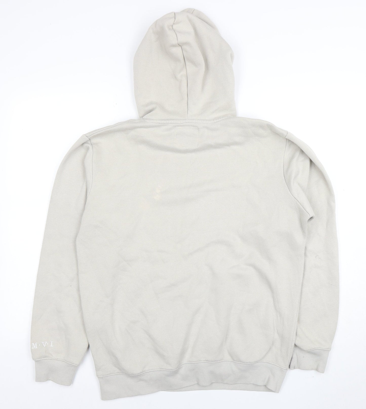 Mens UK Size S boohooMAN Beige Pullover Hoodie