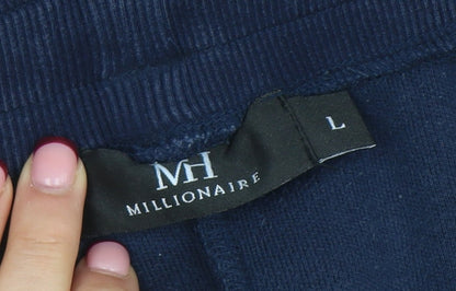 Mens UK Size L Millionaire Regular Fit Jogger Blue Trousers