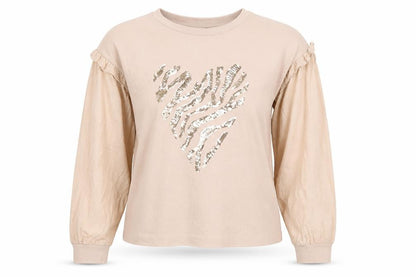 Womens UK Size M Lipsy London Beige Basic T-Shirt