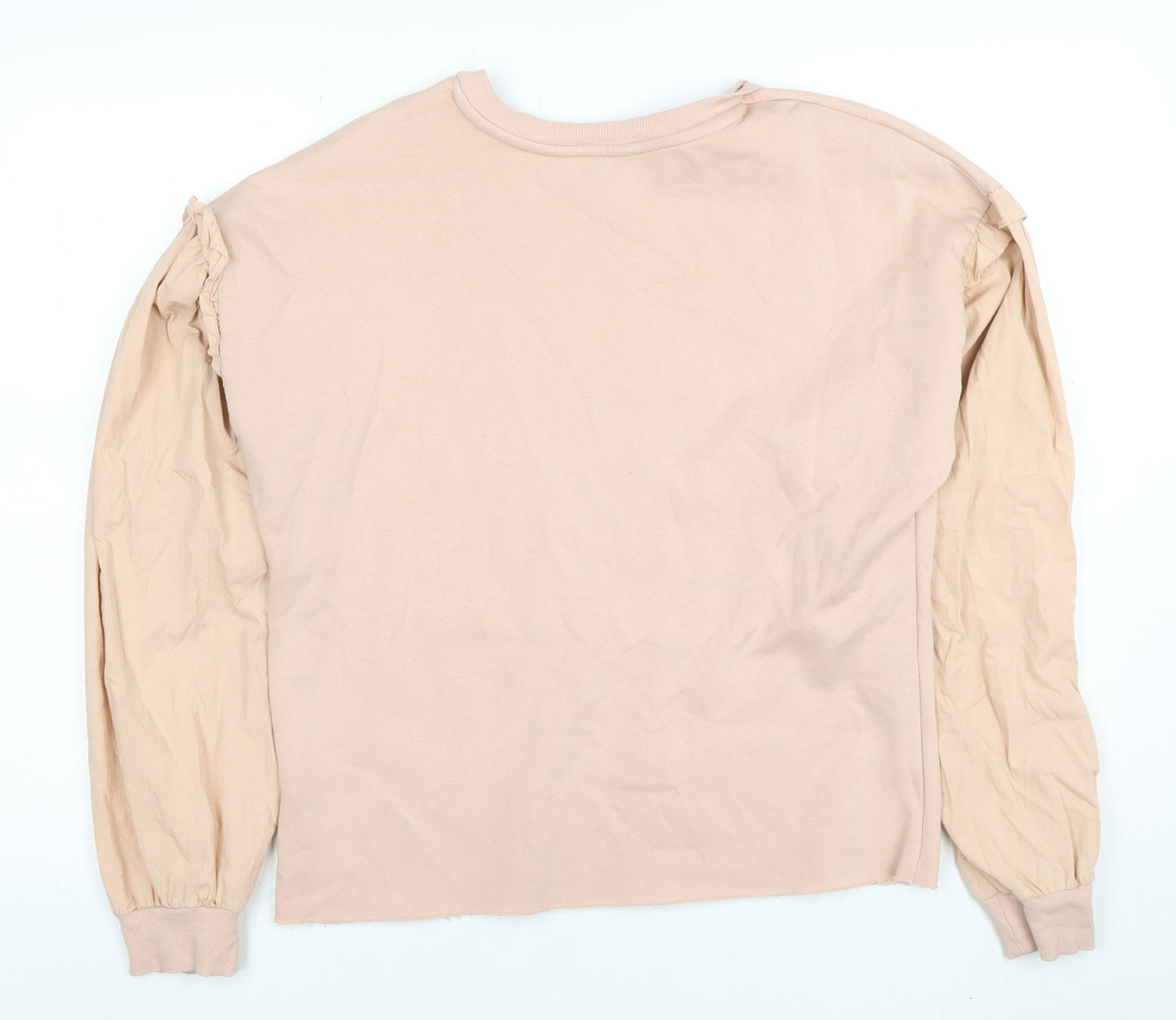 Womens UK Size M Lipsy London Beige Basic T-Shirt
