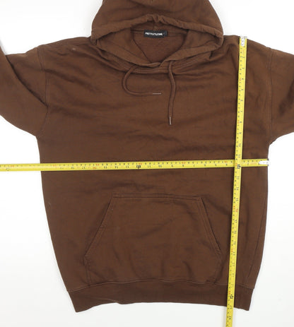 Womens UK Size M PRETTYLITTLETHING Brown Pullover Hoodie