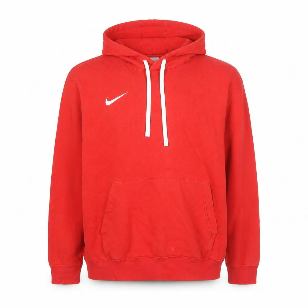 Mens UK Size L Nike Red Pullover Hoodie