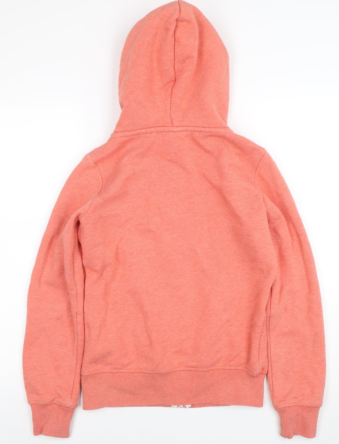 Womens UK Size 6 Superdry Pink Full Zip Hoodie
