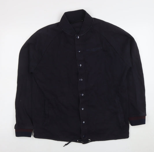 Mens UK Size L Millionaire Homme Black Full Zip Sweatshirt