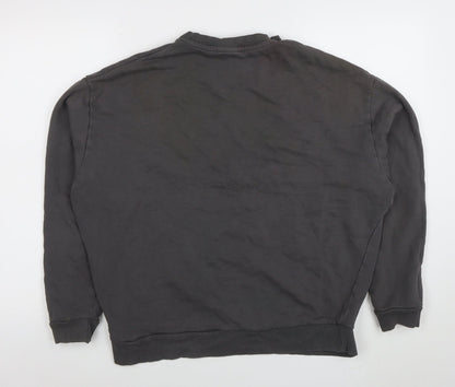 Womens UK Size M ASOS Black Pullover Sweatshirt