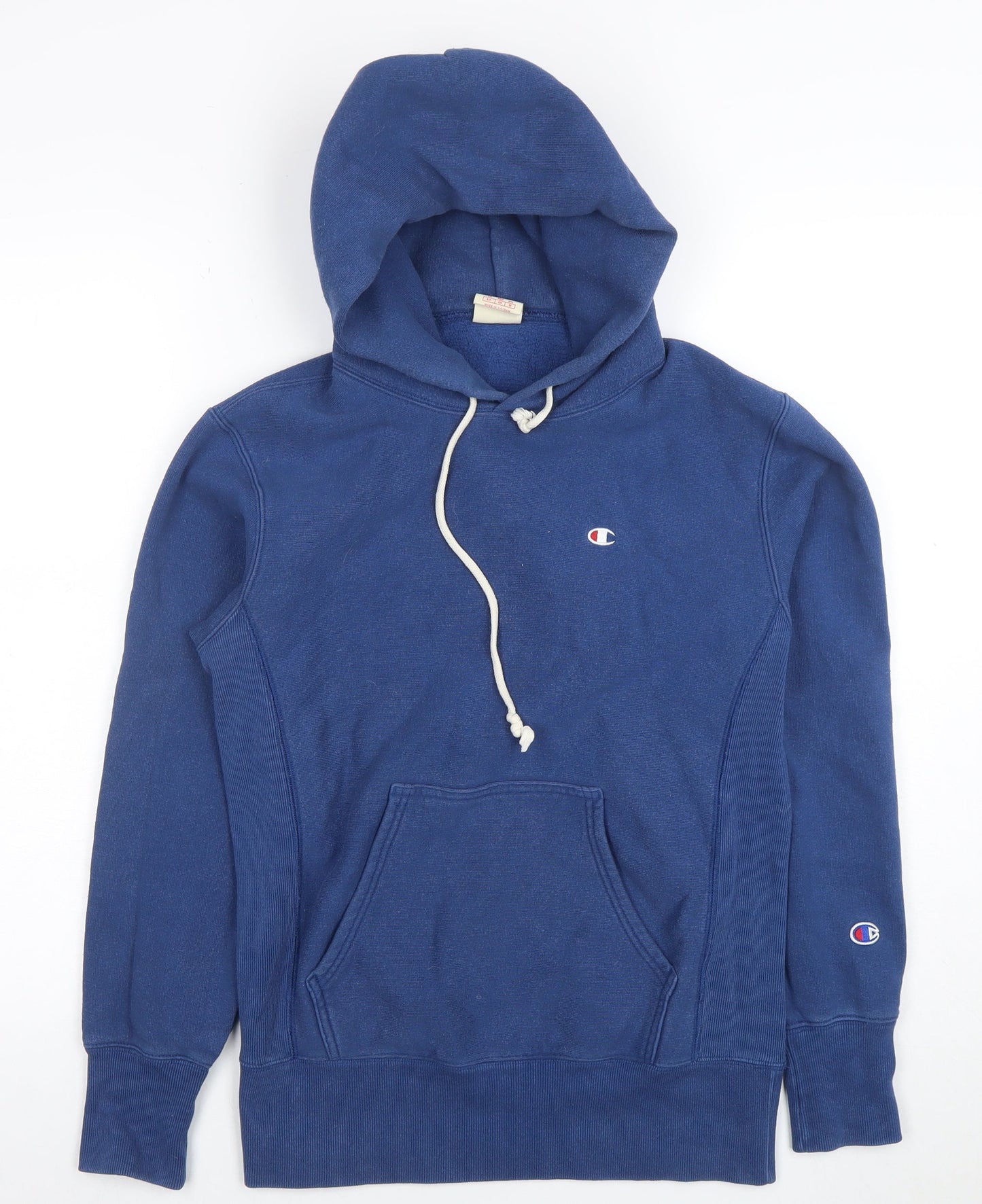 Mens UK Size S Champion Blue Pullover Hoodie