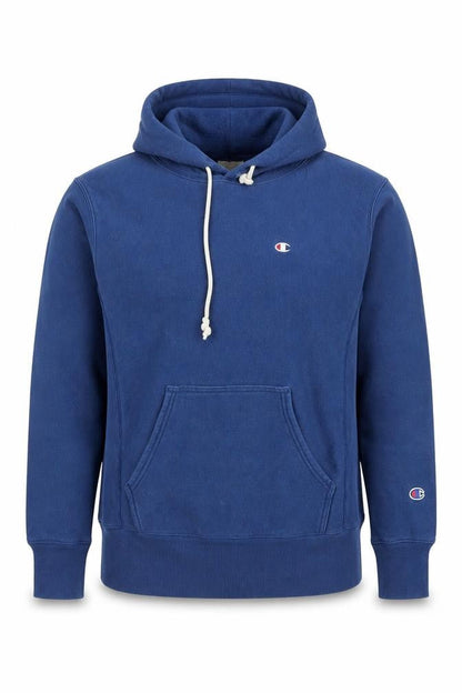 Mens UK Size S Champion Blue Pullover Hoodie