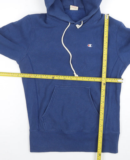 Mens UK Size S Champion Blue Pullover Hoodie