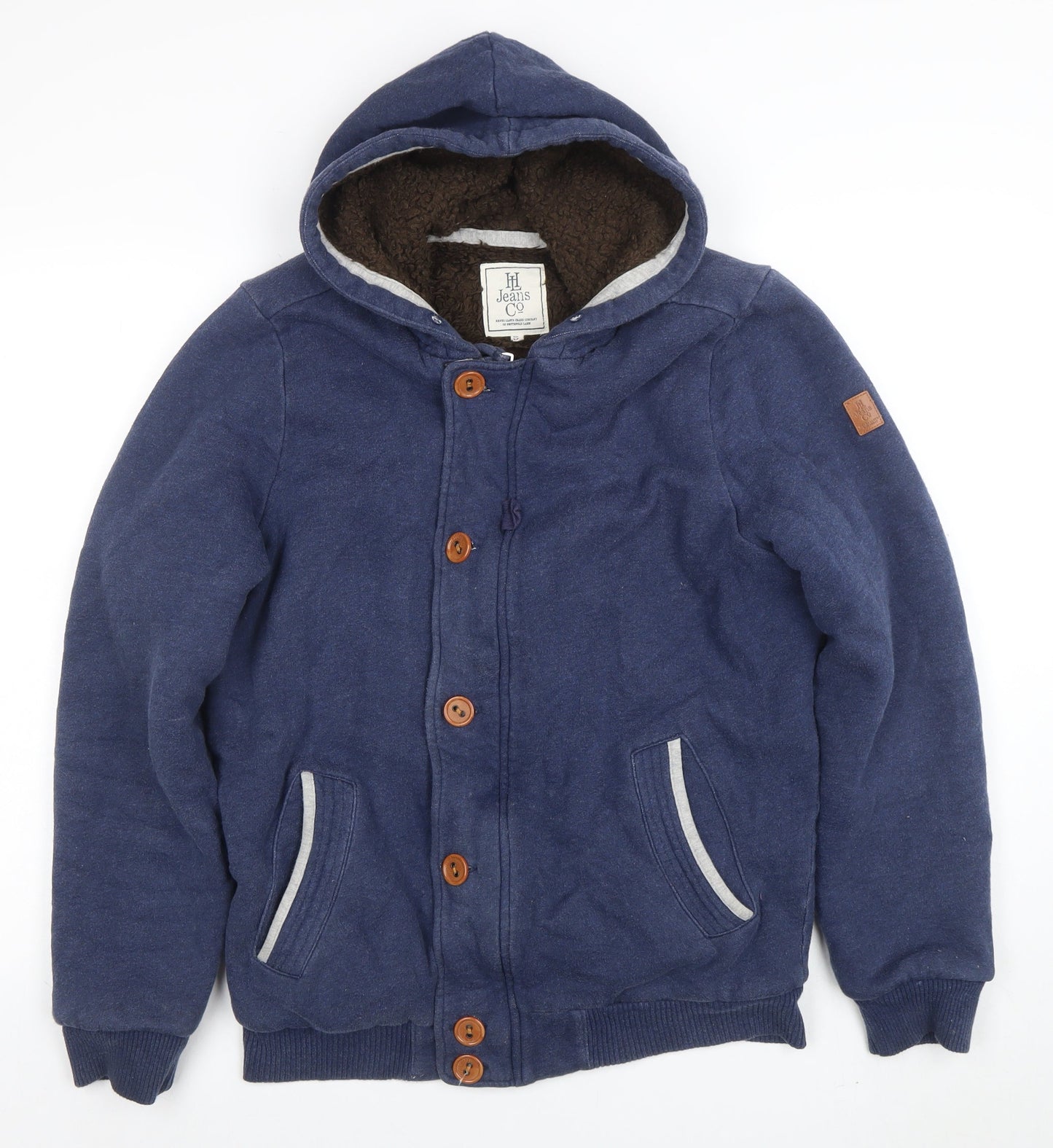 Mens UK Size M Henri Lloyd Jeans Co Blue Cardigan Sweatshirt