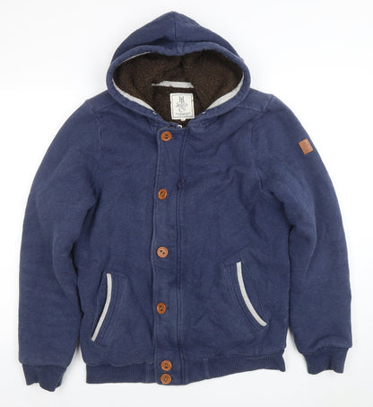 Mens UK Size M Henri Lloyd Jeans Co Blue Cardigan Sweatshirt