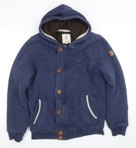Mens UK Size M Henri Lloyd Jeans Co Blue Cardigan Sweatshirt