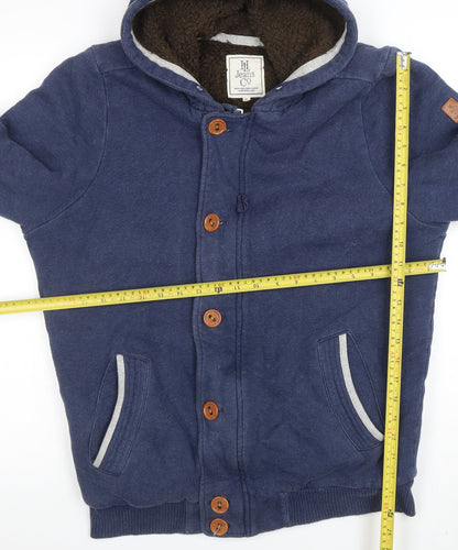 Mens UK Size M Henri Lloyd Jeans Co Blue Cardigan Sweatshirt