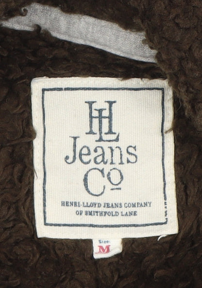 Mens UK Size M Henri Lloyd Jeans Co Blue Cardigan Sweatshirt