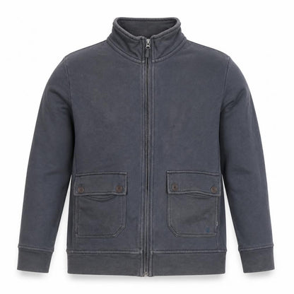 Mens UK Size M St George By Duffer Grey Full Zip Sweatshirt