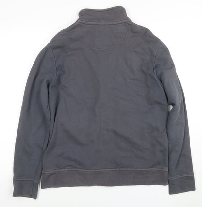 Mens UK Size M St George By Duffer Grey Full Zip Sweatshirt