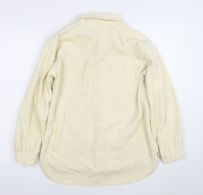 Girls UK Size 11-12 Years Primark Ivory Shirt Jacket