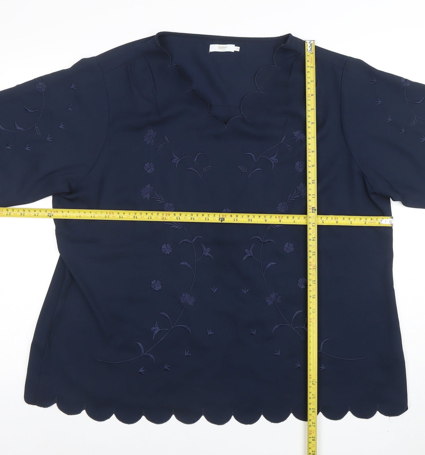Womens UK Size 20 Colson Traders Blue Basic Blouse