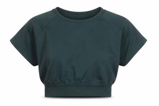 Womens UK Size L AYBL Green Gym & Training Yoga Running & Jogging T-Shirt