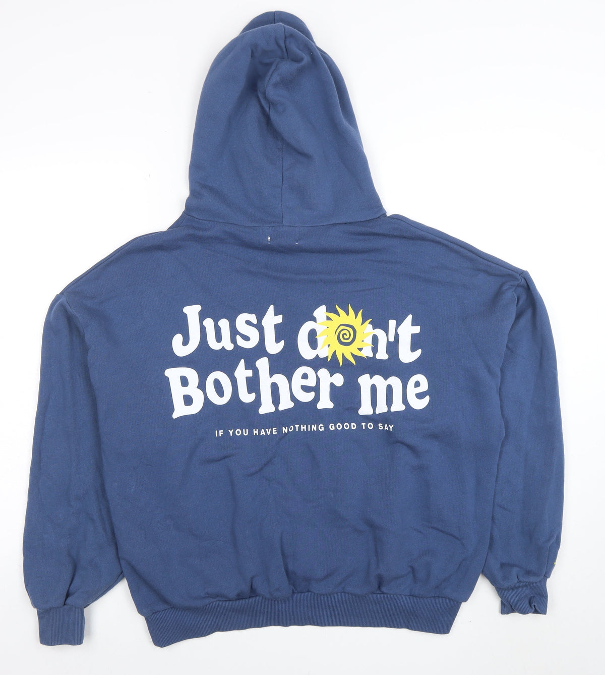 Teens UK Size M Pull&Bear Blue Pullover Hoodie