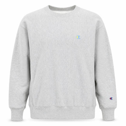 Mens UK Size M Champion Grey Pullover Sweatshirt