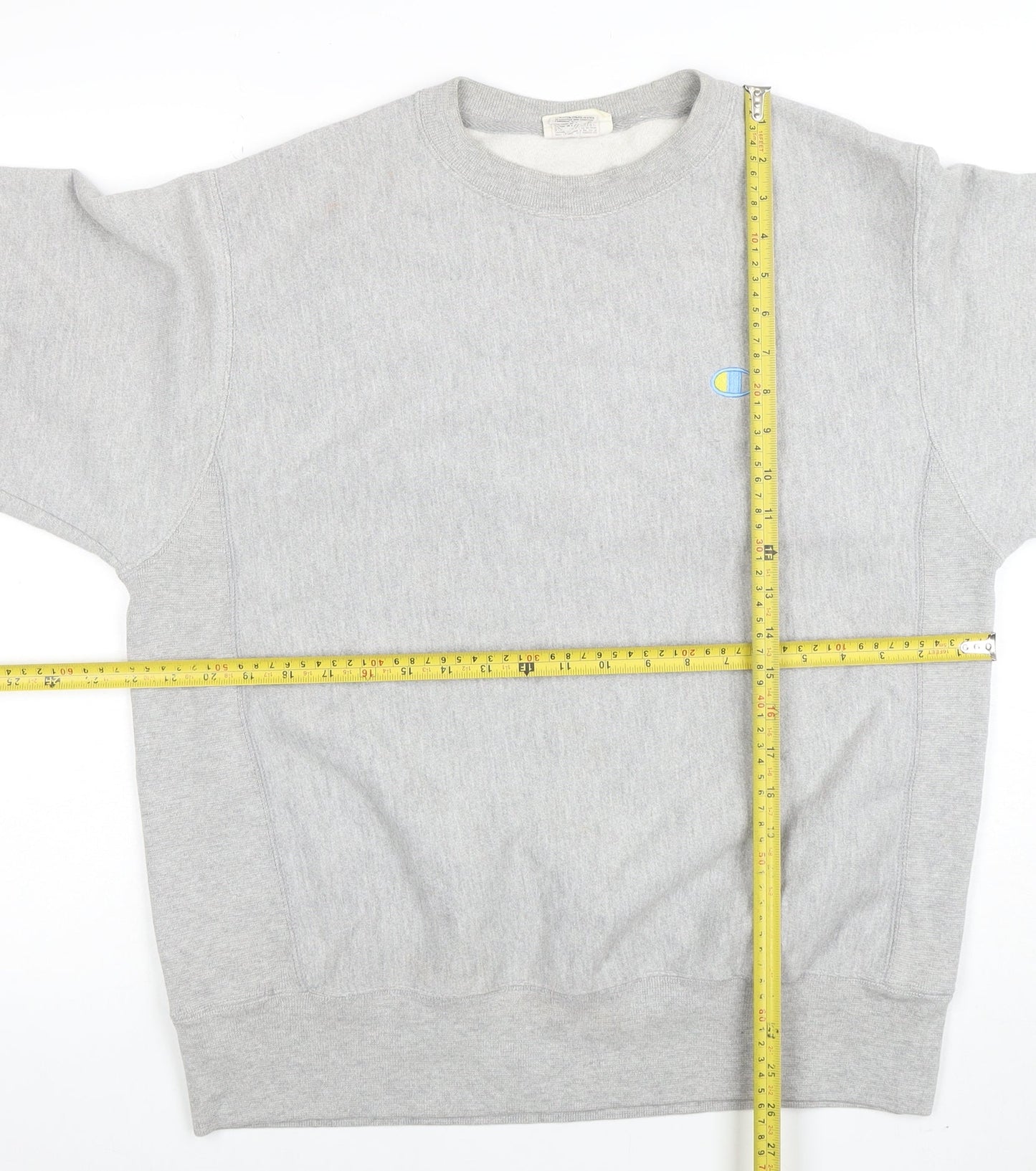 Mens UK Size M Champion Grey Pullover Sweatshirt