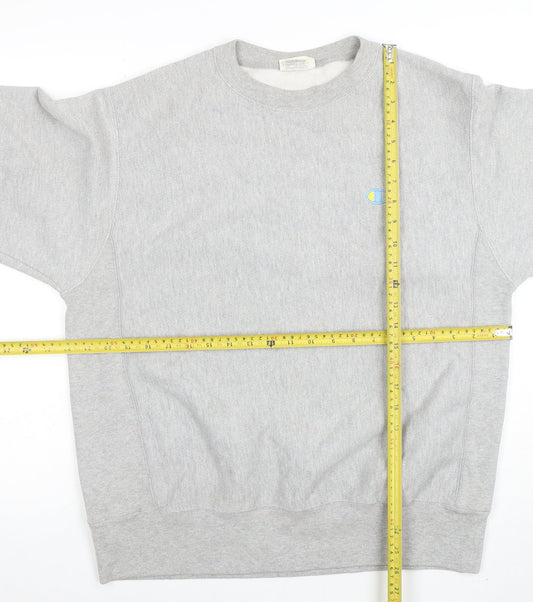 Mens UK Size M Champion Grey Pullover Sweatshirt