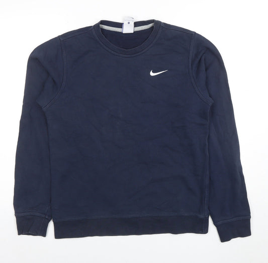 Womens UK Size S Nike Blue Pullover Sweatshirt