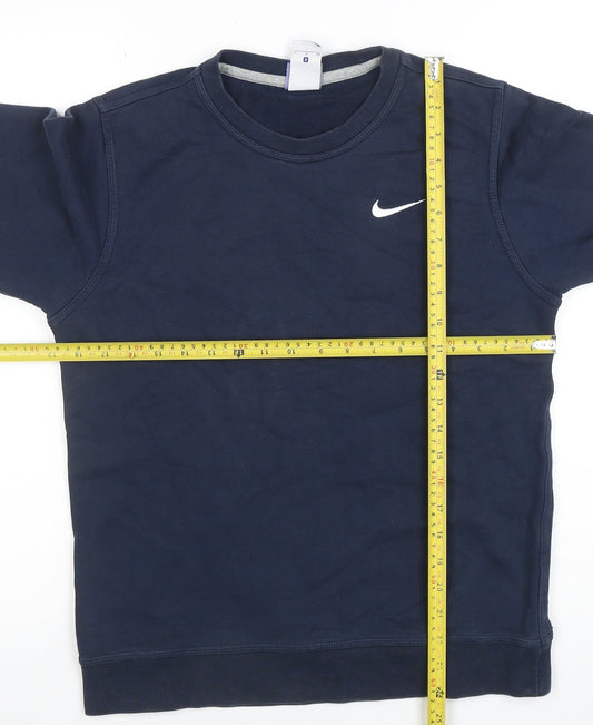 Womens UK Size S Nike Blue Pullover Sweatshirt