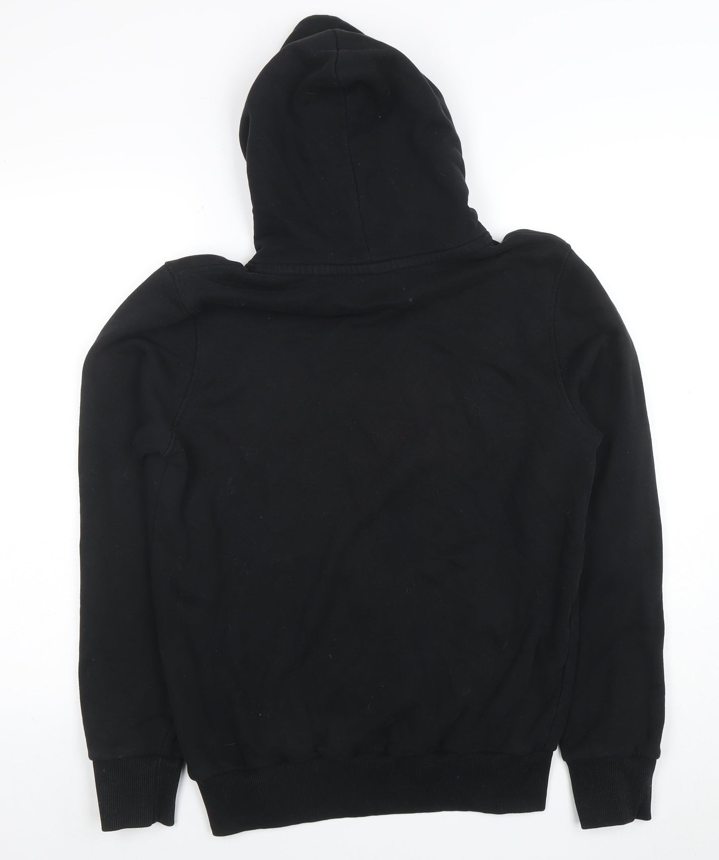 Mens UK Size L Barcelona Designs Black Pullover Hoodie