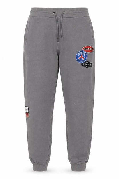 Mercier Men's Grey XL Jogger Sweatpants with Patches