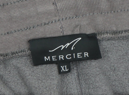 Mercier Men's Grey XL Jogger Sweatpants with Patches