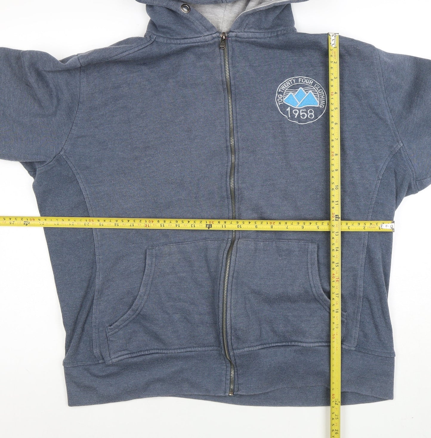 Womens UK Size 18-20 TOG24 Blue Full Zip Hoodie