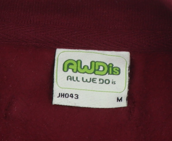 Mens UK Size M Awdis Multicoloured Cardigan Sweatshirt