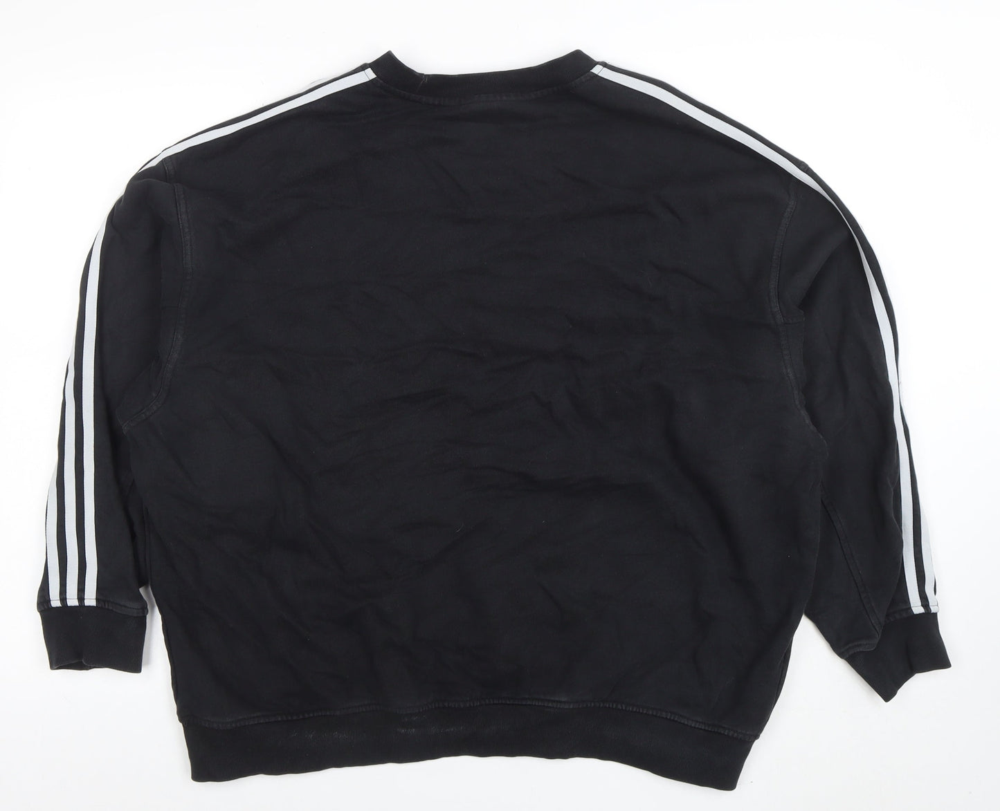 Womens UK Size 12 adidas Black Pullover Sweatshirt