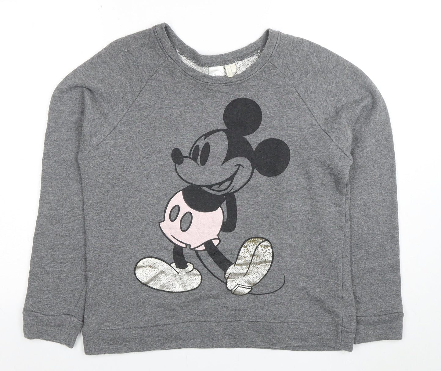 Womens UK Size M Disney Grey Pullover Sweatshirt