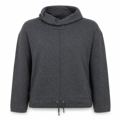 Womens UK Size S Marble Grey Pullover Sweatshirt