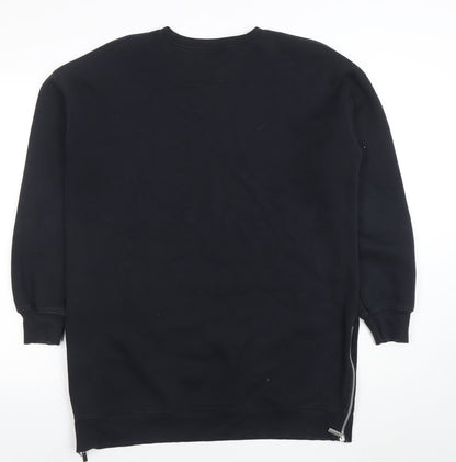 Womens UK Size M Mint Velvet Black Pullover Sweatshirt