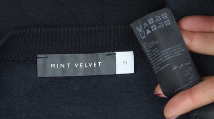 Womens UK Size M Mint Velvet Black Pullover Sweatshirt