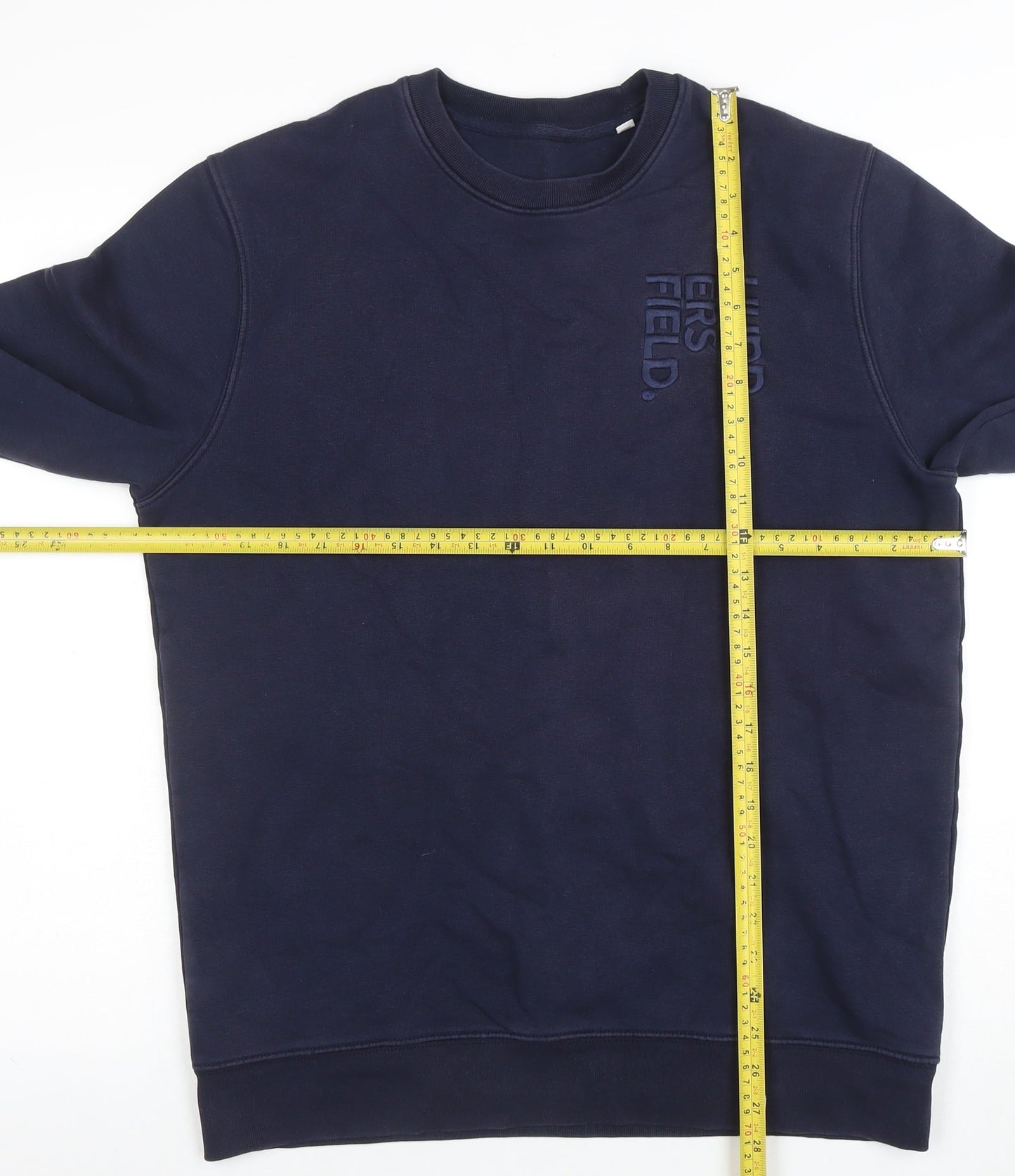 Mens UK Size L Stanley Stella Blue Pullover Sweatshirt