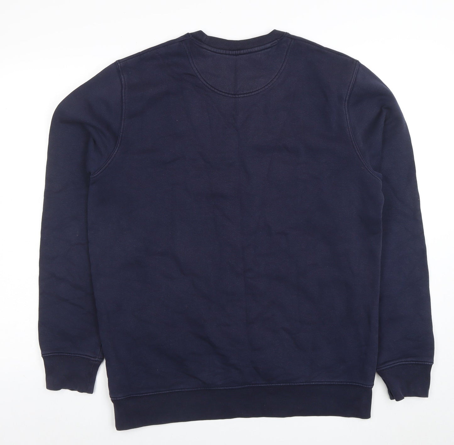 Mens UK Size L Stanley Stella Blue Pullover Sweatshirt