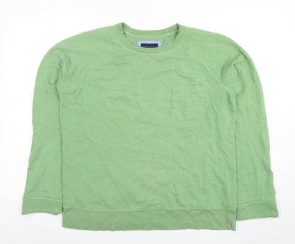 Womens UK Size 12 Crew Clothing Company Green Pullover Sweatshirt