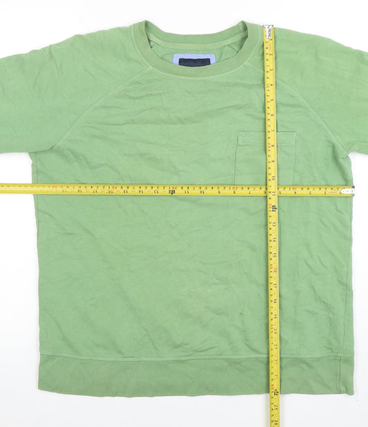 Womens UK Size 12 Crew Clothing Company Green Pullover Sweatshirt