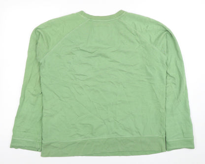 Womens UK Size 12 Crew Clothing Company Green Pullover Sweatshirt