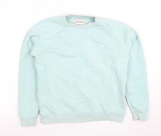 Womens UK Size 8 Jack Wills Blue Pullover Sweatshirt