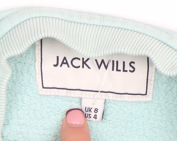 Womens UK Size 8 Jack Wills Blue Pullover Sweatshirt