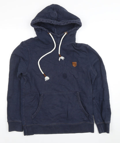 Mens UK Size M JACK & JONES Blue Pullover Hoodie