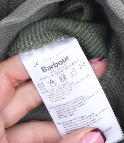 Womens UK Size 14 Barbour Green Pullover Sweatshirt