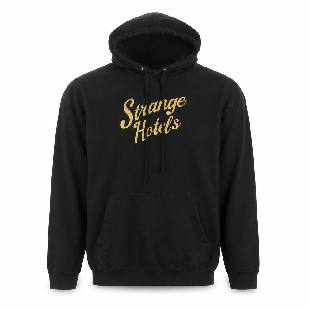 Mens UK Size L Just Hoods Black Pullover Hoodie