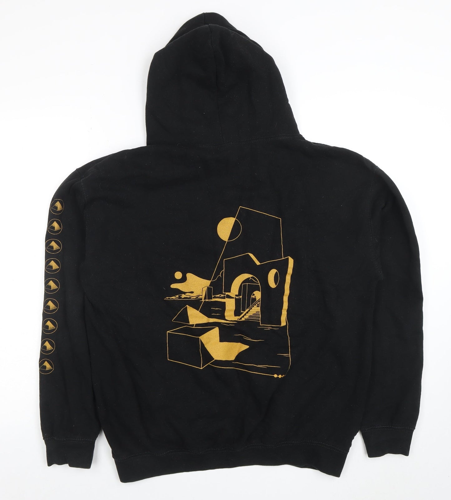 Mens UK Size L Just Hoods Black Pullover Hoodie