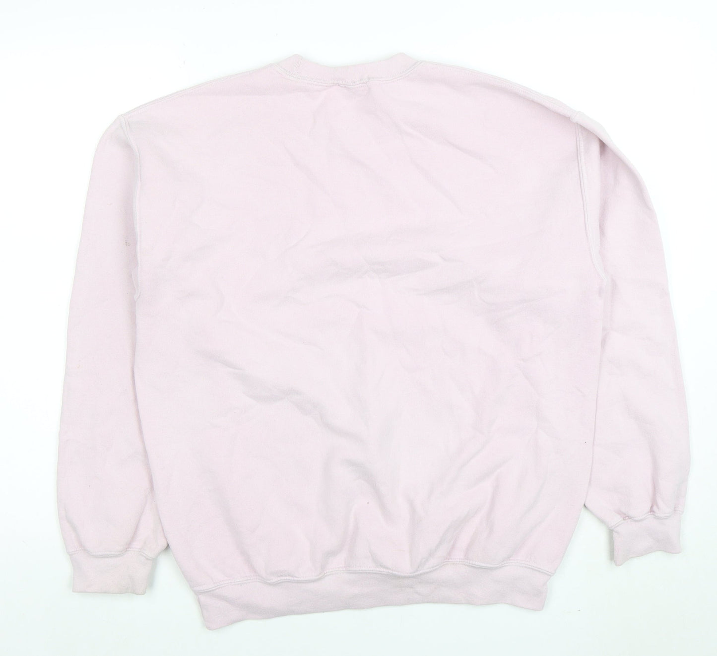 Womens UK Size M Topshop Pink Pullover Sweatshirt